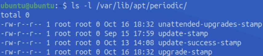 Checking past automatic updates