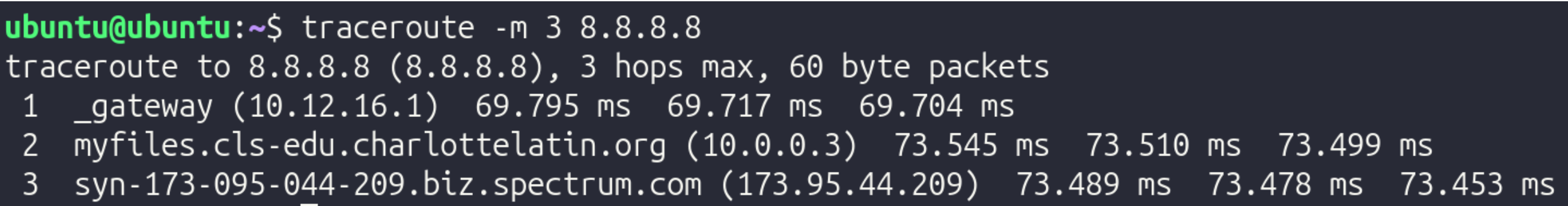 Limit Traceroute