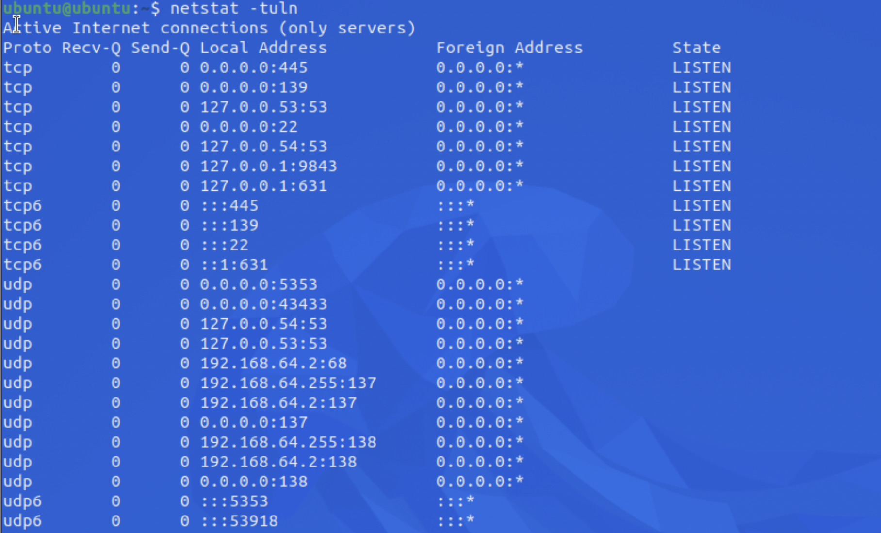 Open Ports